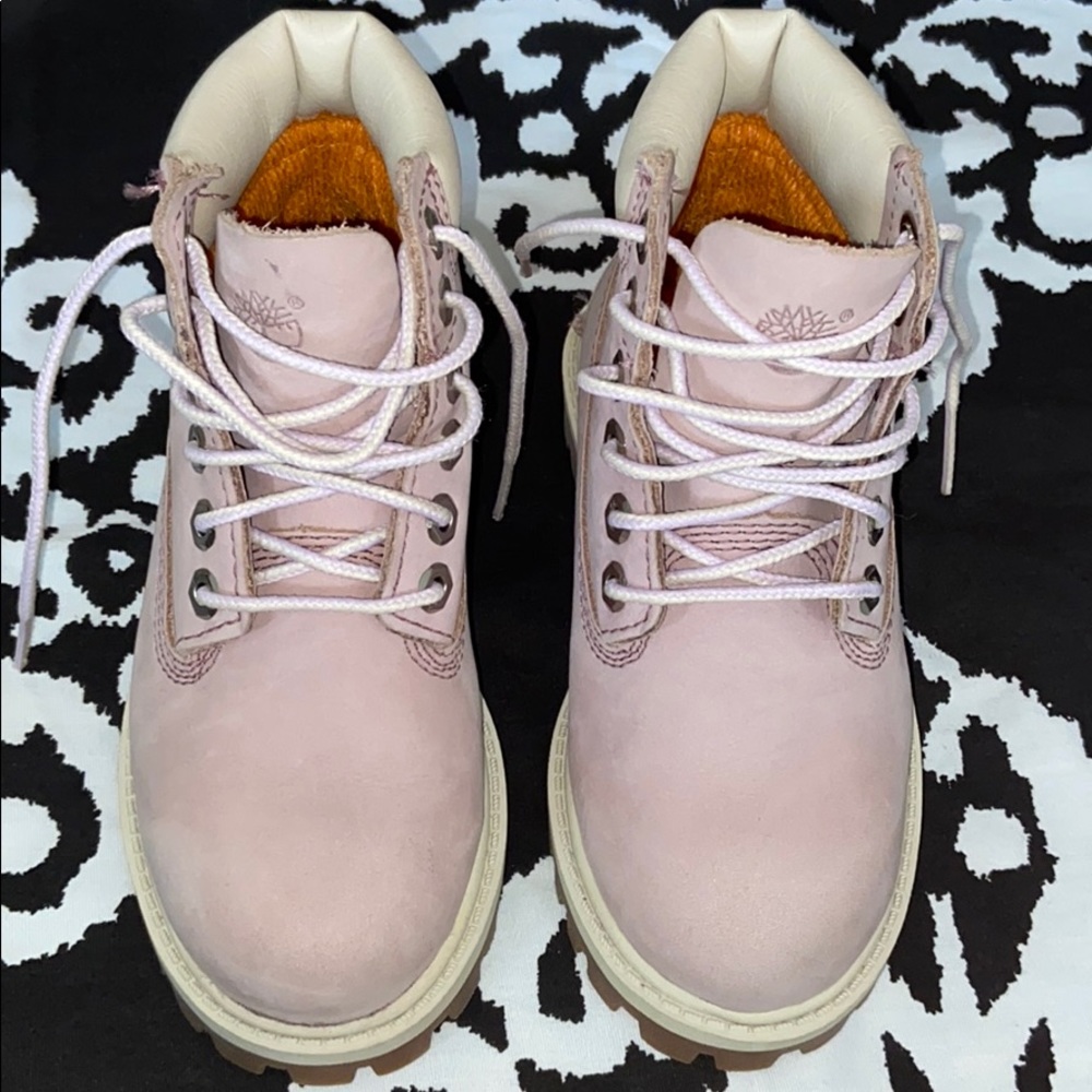 Timberland Kids Light Pink Boots